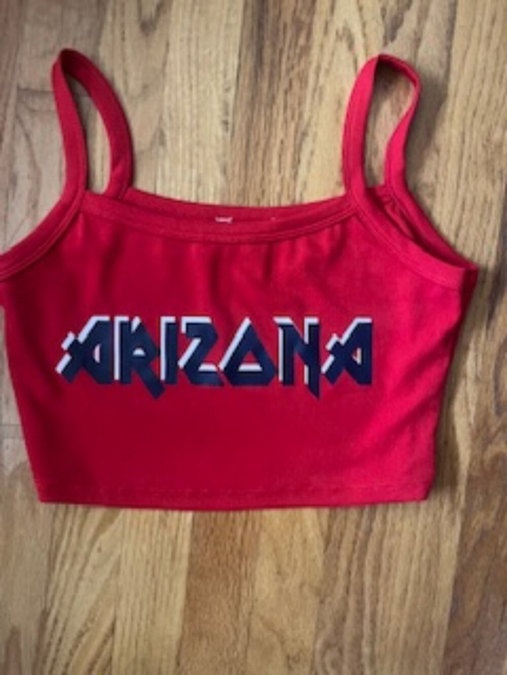 University of Arizona Crop Tank - RED - Size S